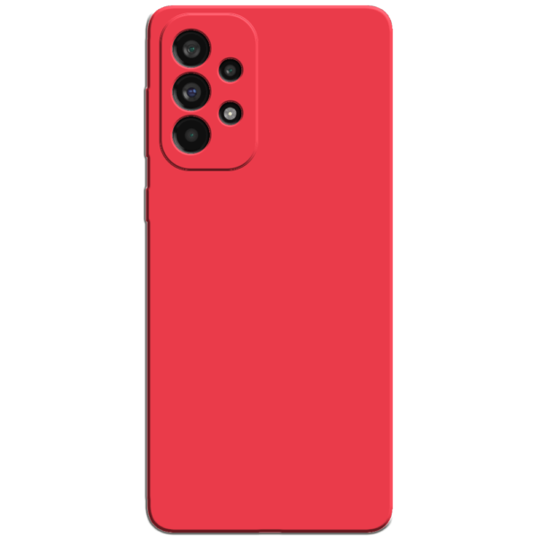 Samsung Galaxy A73 5G Hoesje Rood Achterkant