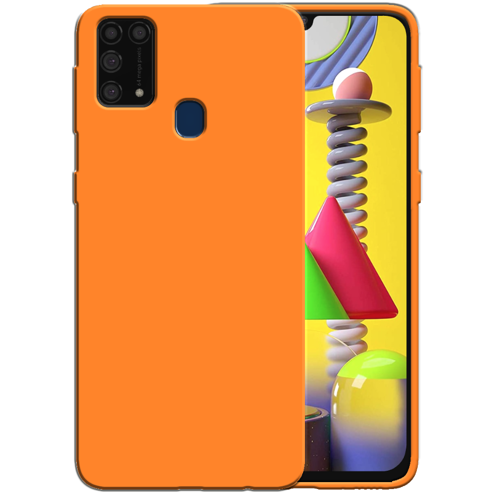 Samsung Galaxy M31 Hoesje Oranje