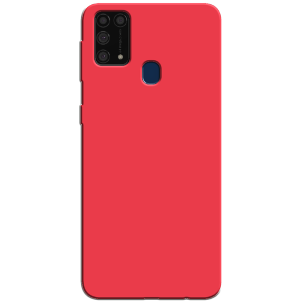 Samsung Galaxy M31 Hoesje rood Achterkant