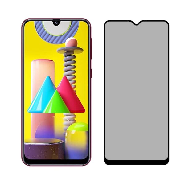 Samsung Galaxy M31 privacy full cover screenprotector 1