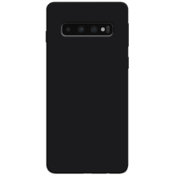 Samsung Galaxy S10 Hoesje Zwart Achterkant