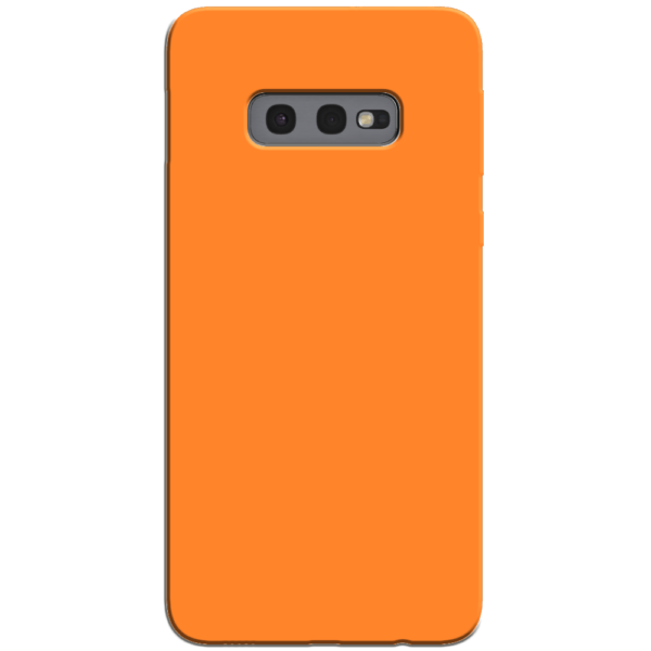 Samsung Galaxy S10e Hoesje Oranje Achterkant