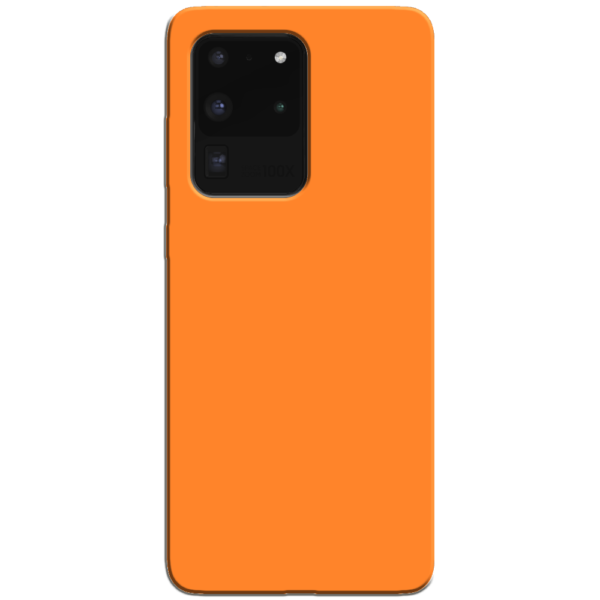 Samsung Galaxy S20 Ultra Hoesje Oranje Achterkant
