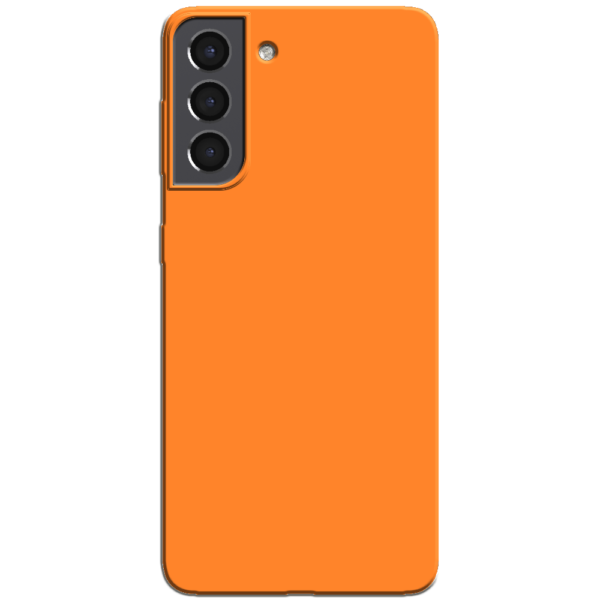 Samsung Galaxy S21 Hoesje Oranje Achterkant