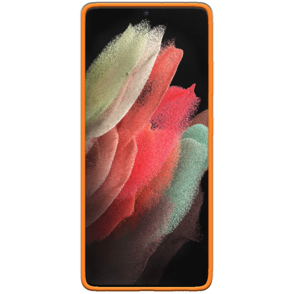 Samsung Galaxy S21 Ultra Hoesje Oranje Voorkant