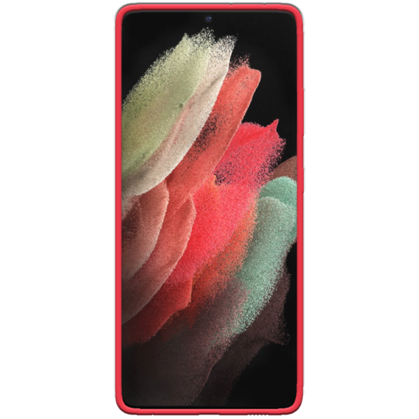 Samsung Galaxy S21 Ultra Hoesje Rood Voorkant