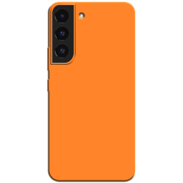 Samsung Galaxy S22 Hoesje Oranje Achterkant