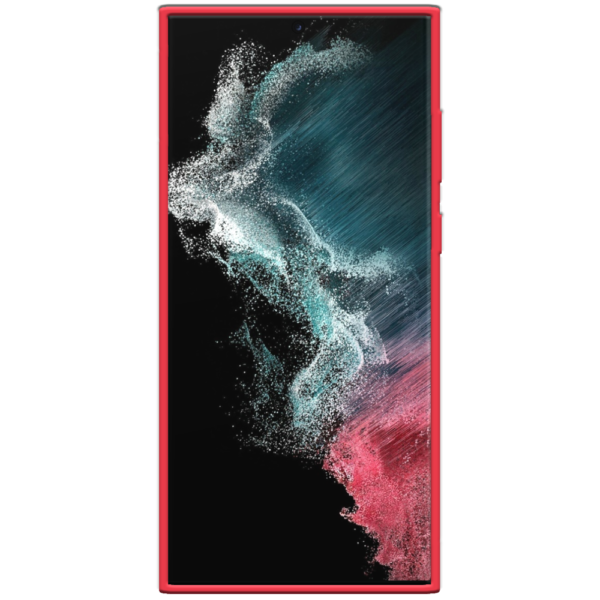 Samsung Galaxy S22 Ultra Hoesje Rood Voorkant