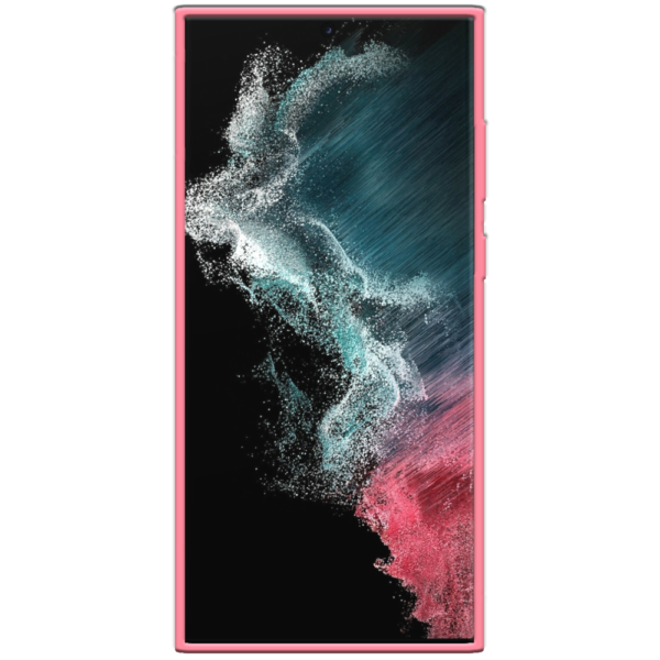 Samsung Galaxy S22 Ultra Hoesje Roze Voorkant