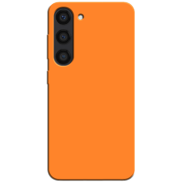 Samsung Galaxy S23 Hoesje Oranje Achterkant