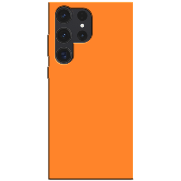 Samsung Galaxy S23 Ultra Hoesje Oranje Achterkant