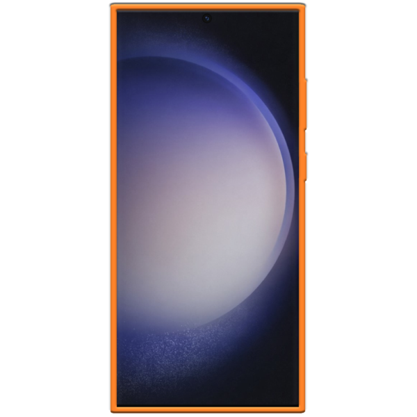Samsung Galaxy S23 Ultra Hoesje Oranje Voorkant