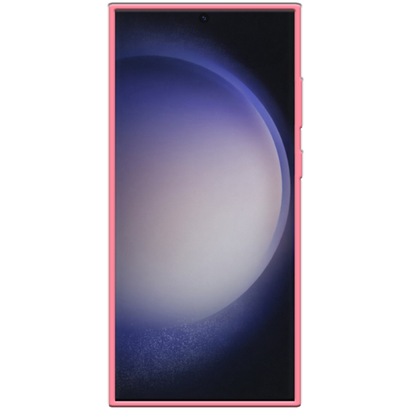 Samsung Galaxy S23 Ultra Hoesje Roze Voorkant