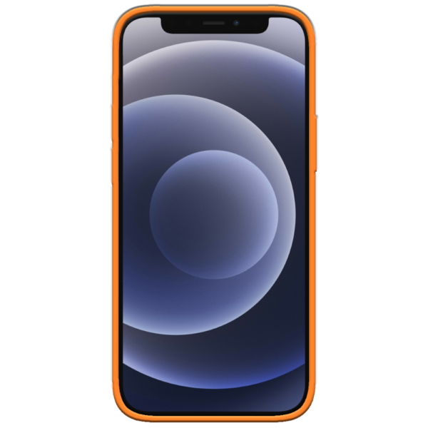 iPhone 12 Mini Hoesje Oranje Voorkant