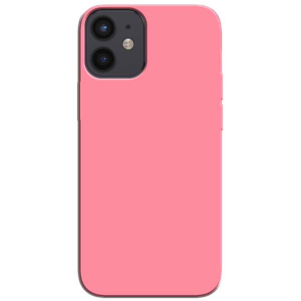 iPhone 12 Mini Hoesje Roze Achterkant