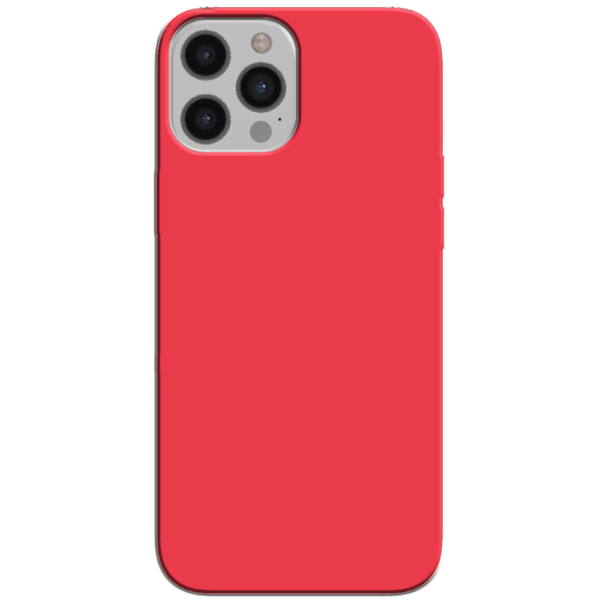 iPhone 12 Pro Max Hoesje Rood Achterkant