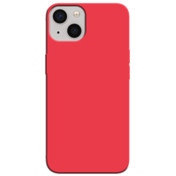 iPhone 13 Hoesje Rood Achterkant