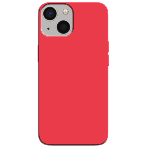 iPhone 13 Mini Hoesje Rood Achterkant