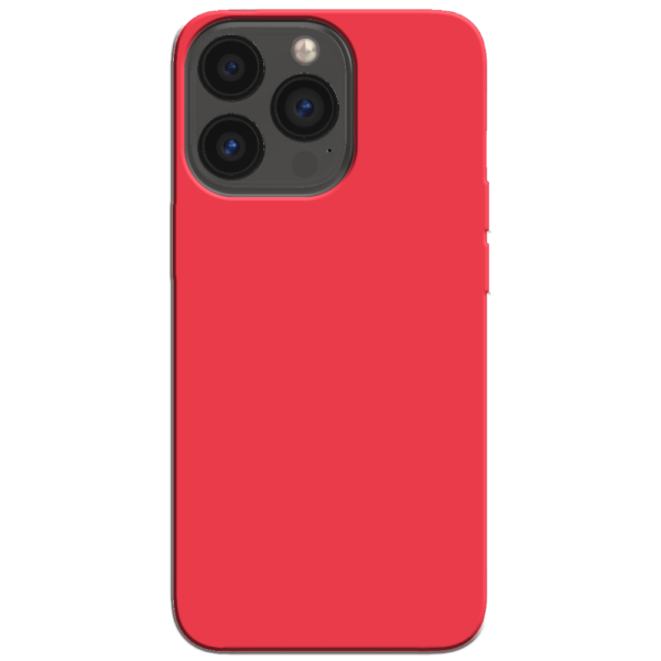 iPhone 13 Pro Hoesje Rood Achterkant