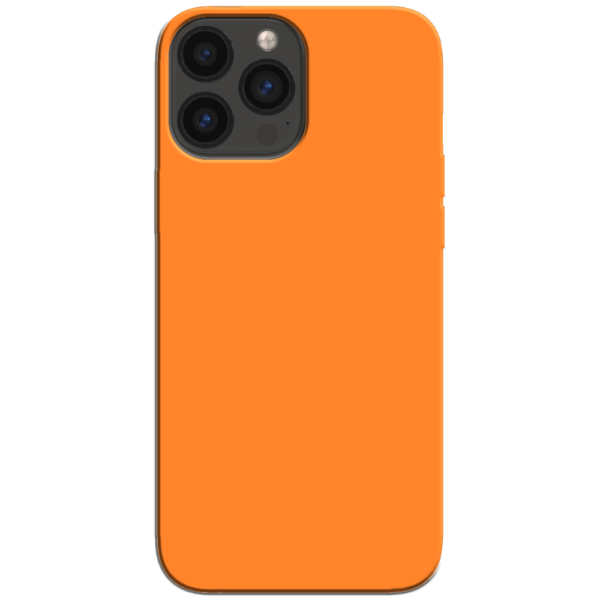 iPhone 13 Pro Max Hoesje Oranje Achterkant