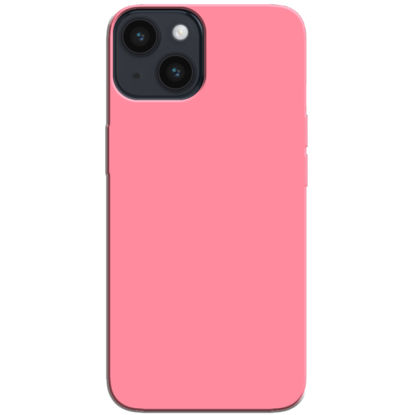 iPhone 14 Hoesje Roze Achterkant