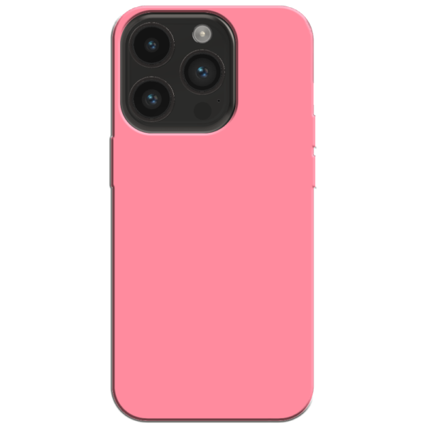 iPhone 14 Pro Hoesje Roze Achterkant