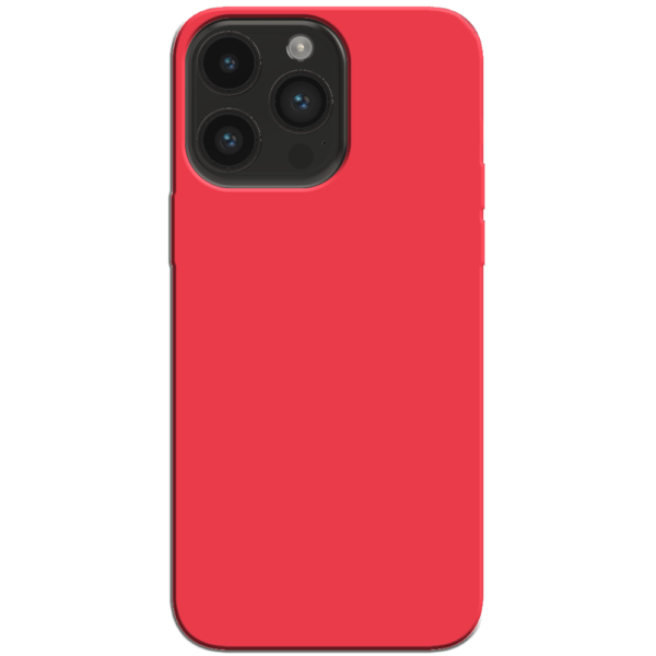 iPhone 14 Pro Max Hoesje Rood Achterkant