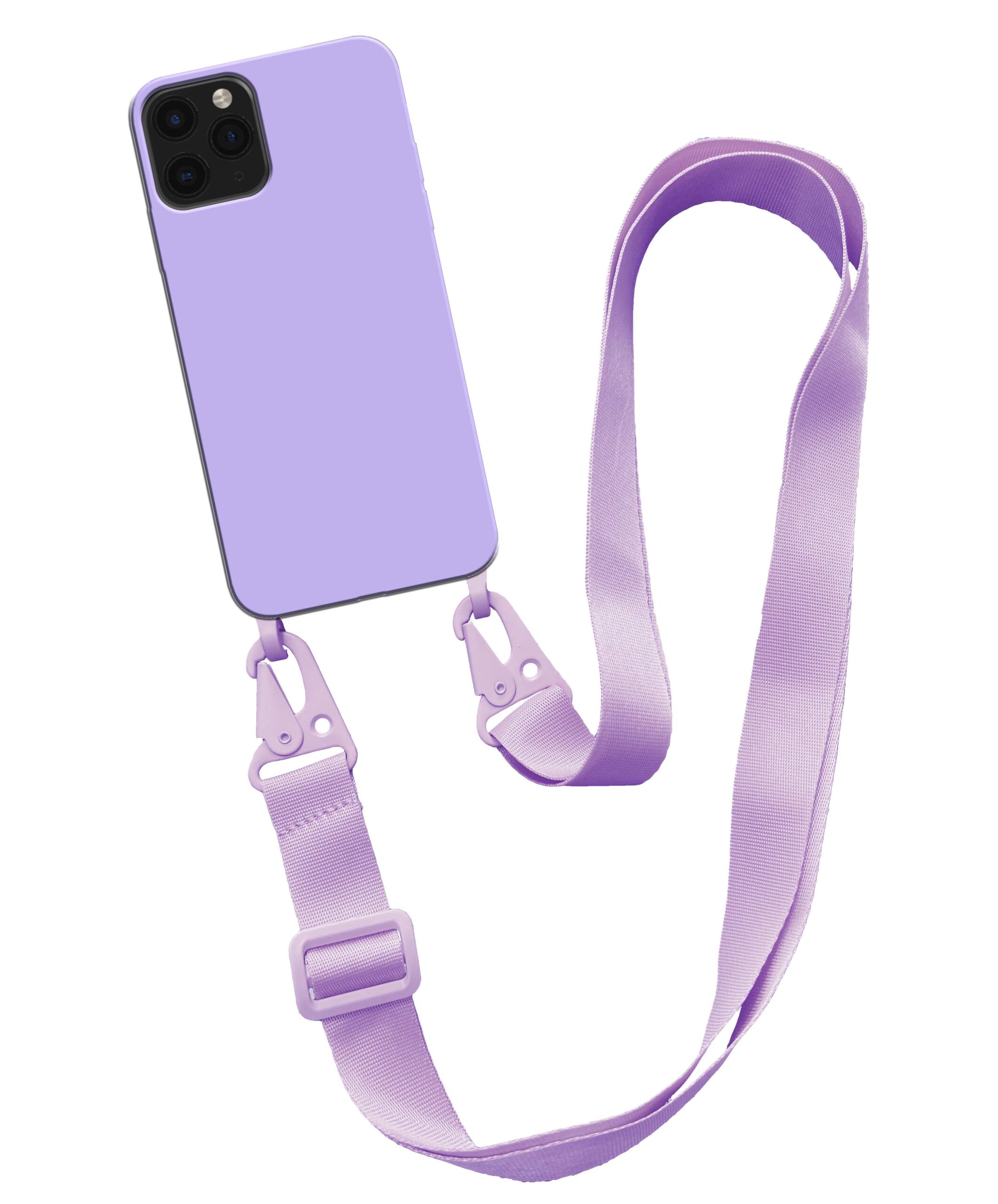 iPhone 11 Pro hoesje met breed koord paars