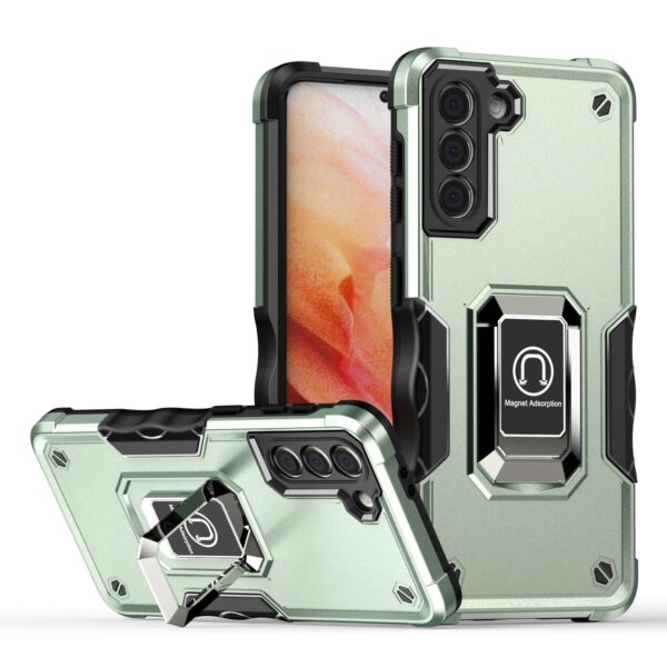 Samsung Galaxy S22 Plus rugged armour case hoesje groen