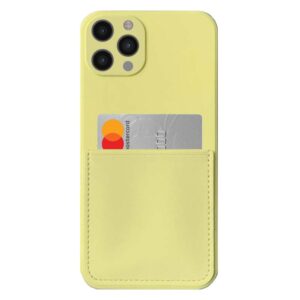 iPhone 11 Pro hoesje met pashouder geel 2