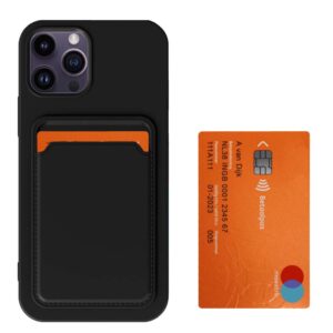 iPhone 11 Pro hoesje met pashouder zwart 1