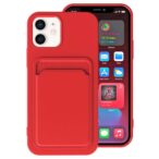 iPhone 12-12 Pro hoesje met pashouder rood