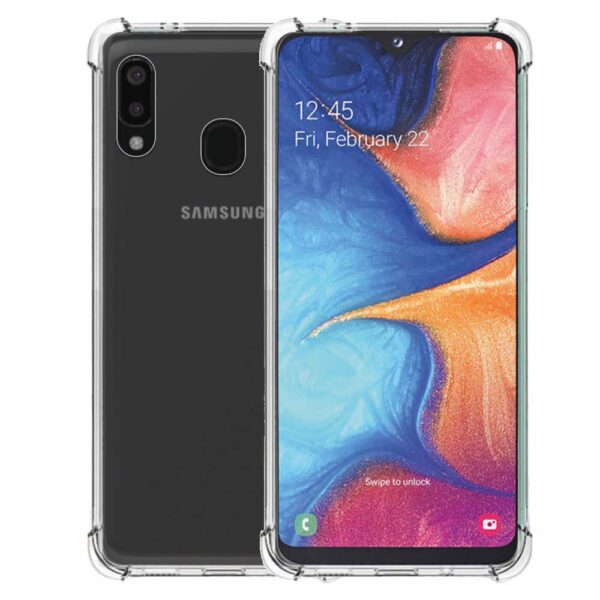 Samsung Galaxy A20E transparant hoesje hardcase TPU