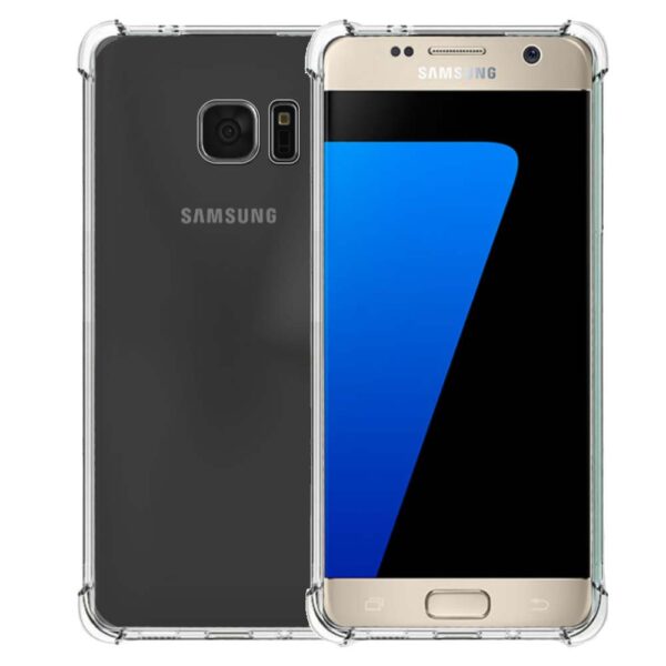 Samsung Galaxy S7 Edge transparant hoesje hardcase TPU