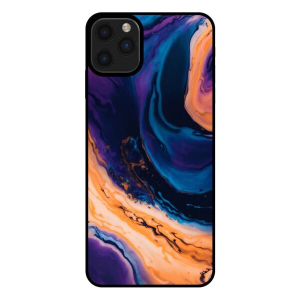 iPhone 11 Pro Max marmer hoesje blauw