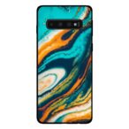 Samsung Galaxy S10 Plus marmer hoesje groen