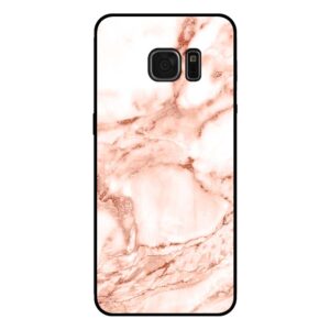 Samsung Galaxy S7 marmer hoesje wit rosé goud