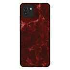 Sublimatiehoesje Samsung Galaxy A03 marmer rood