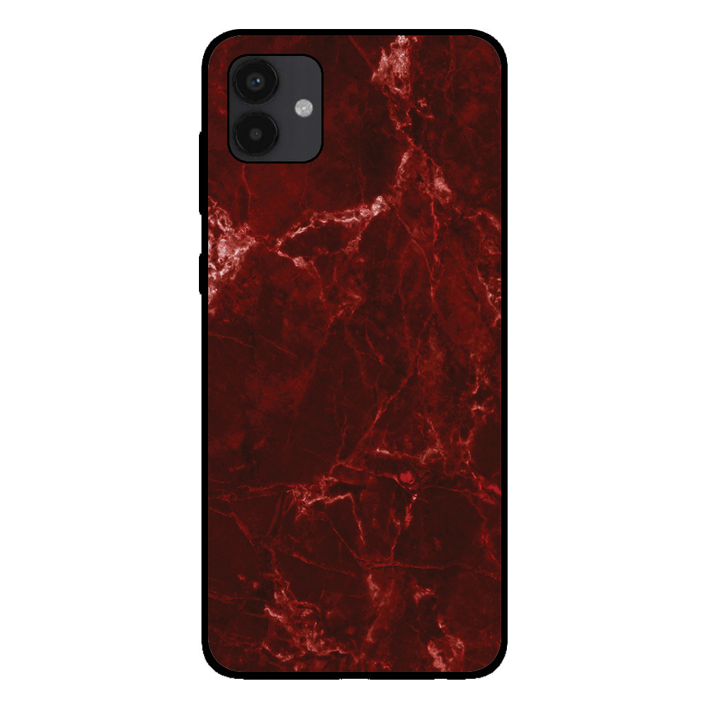 Sublimatiehoesje Samsung Galaxy A04 marmer rood