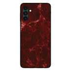 Sublimatiehoesje Samsung Galaxy A04s marmer rood