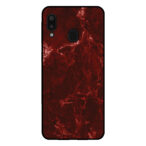 Sublimatiehoesje Samsung Galaxy A20E marmer rood