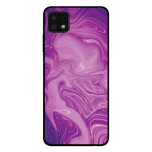 Sublimatiehoesje Samsung Galaxy A22 5G marmer paars