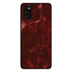 Sublimatiehoesje Samsung Galaxy A41 marmer rood