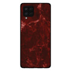 Sublimatiehoesje Samsung Galaxy A42 5G marmer rood