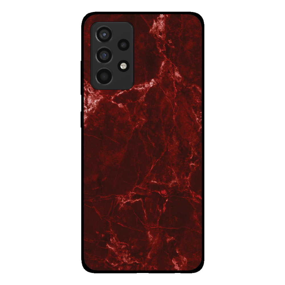 Sublimatiehoesje Samsung Galaxy A52s 5G marmer rood