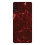 Sublimatiehoesje Samsung Galaxy A70s marmer rood