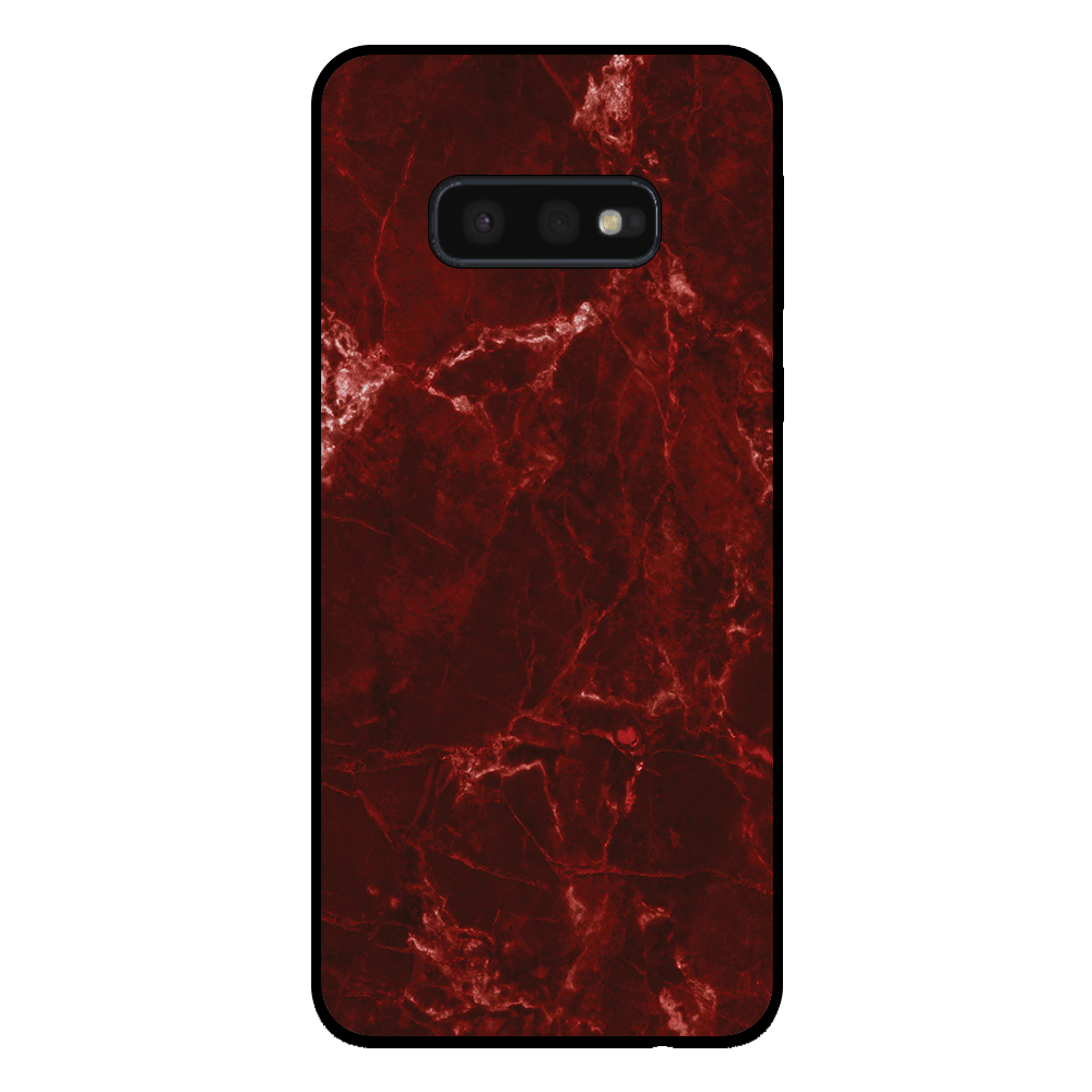 Sublimatiehoesje Samsung Galaxy S10E marmer rood