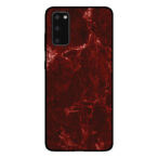 Sublimatiehoesje Samsung Galaxy S20 Plus marmer rood