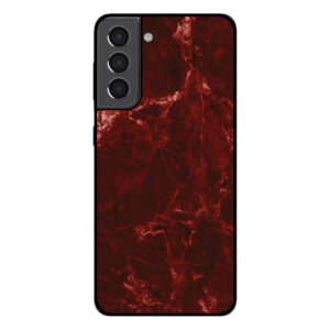 Sublimatiehoesje Samsung Galaxy S21 Plus marmer rood
