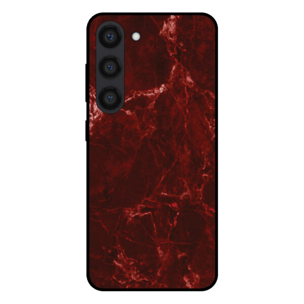 Sublimatiehoesje Samsung Galaxy S23 marmer rood
